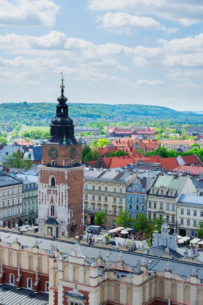 Plaza del Mercado en Cracovia, Polonia —  Fotos de Stock