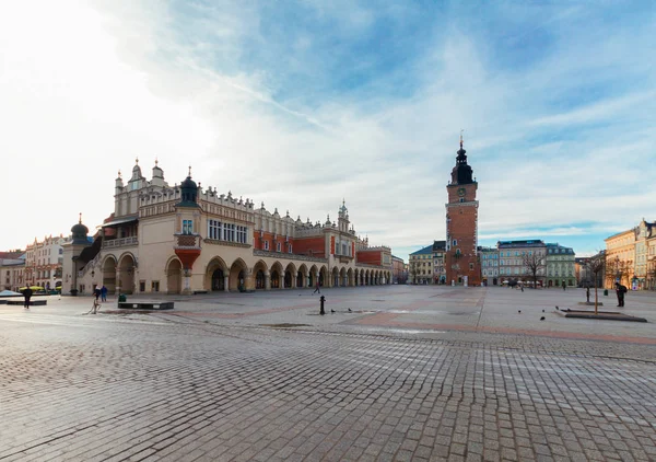 Piazza del Mercato a Cracovia, Polonia — Foto Stock