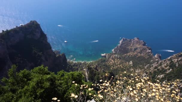 Wyspa Capri, Włochy — Wideo stockowe