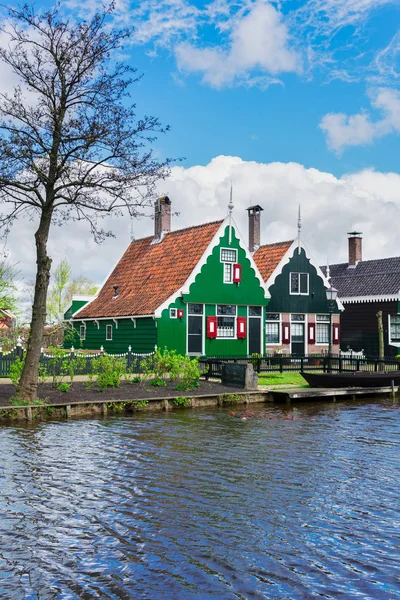 오래 된 타운의 Zaanse Schans, 네덜란드 — 스톡 사진