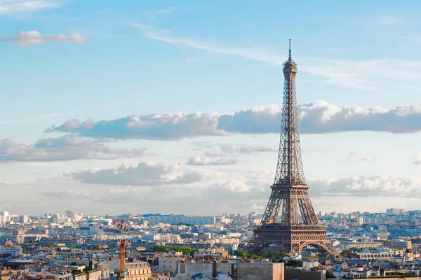 Eiffel tour a Paris cityscape — Stock fotografie