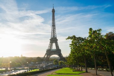Eiffel turu ve Trocadero, Paris 'ten