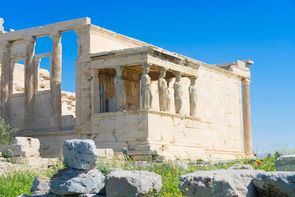 Erechtheion tempel i Akropolis i Aten — Stockfoto