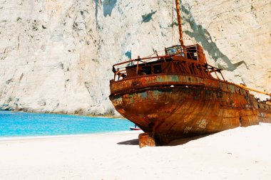 Zakinthos adasının güzel manzarası