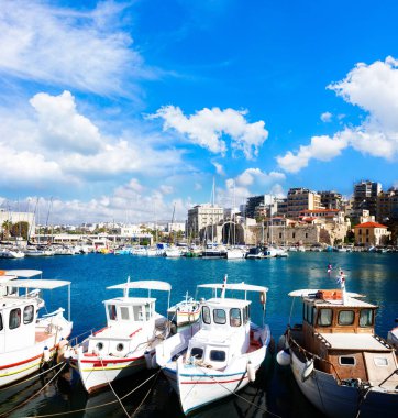 heraklion, Girit, Yunanistan'ın eski liman