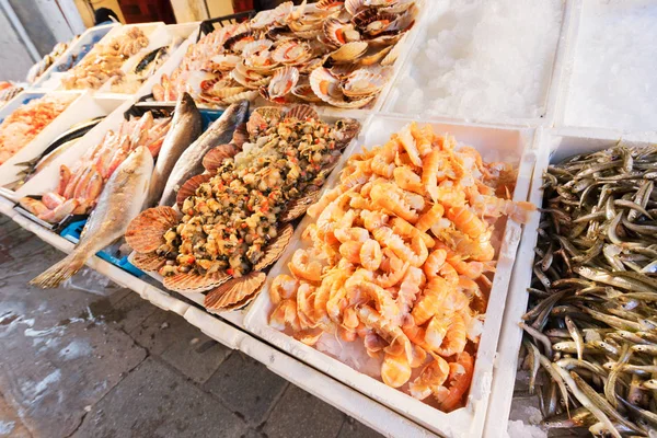 Mercato del pesce veneziano — Foto Stock