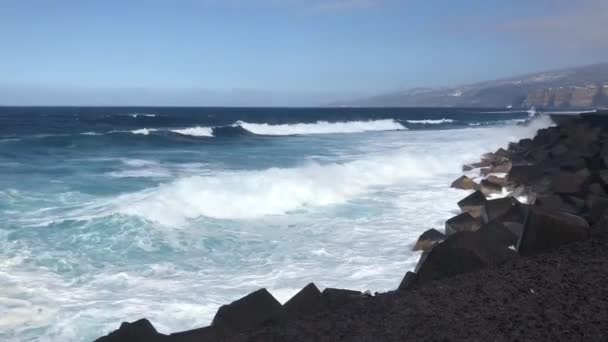 Puerto de la Cruz na Tenerife — Stock video