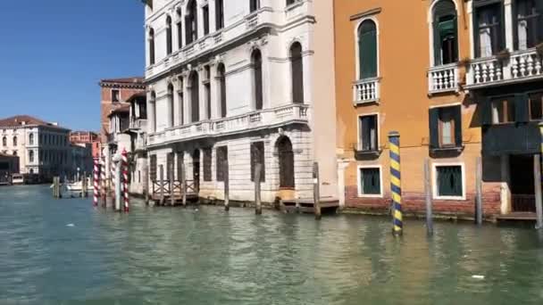 Traditionelles venezianisches haus, italien — Stockvideo