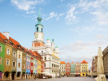 Poznan, Polonya 'daki eski pazar meydanı