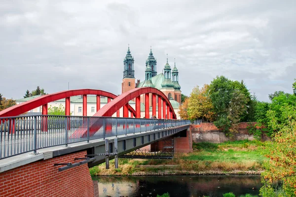 Jordan híd Poznan, Lengyelország — Stock Fotó