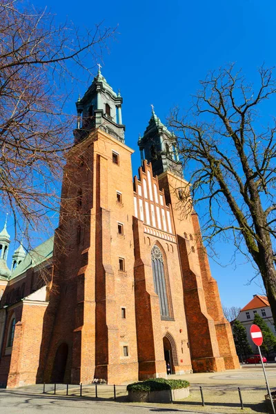 Chiesa cattedrale gotica, Poznan, Polonia — Foto Stock