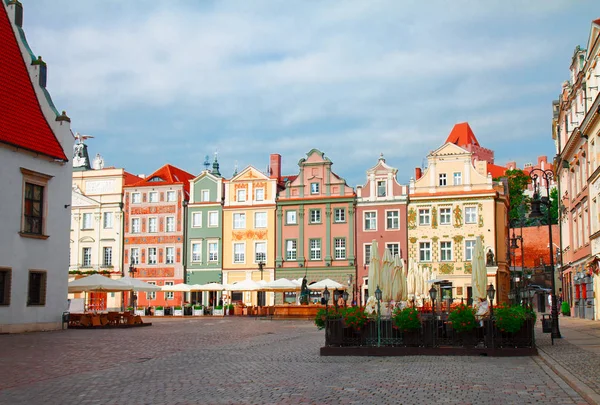 Case rinascimentali, Poznan, Polonia — Foto Stock