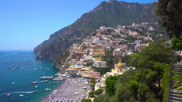 Positano resort, Włochy — Wideo stockowe