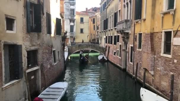 Traditionelles venezianisches haus, italien — Stockvideo