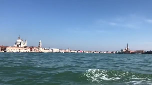 Basilika Santa Maria della Salute, Venedig, Italien — Stockvideo