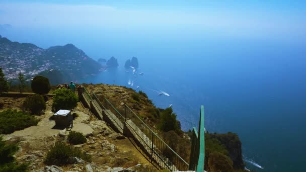 イタリアのカプリ島 — ストック動画