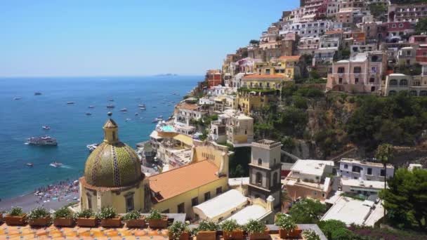 Positano resort, Włochy — Wideo stockowe