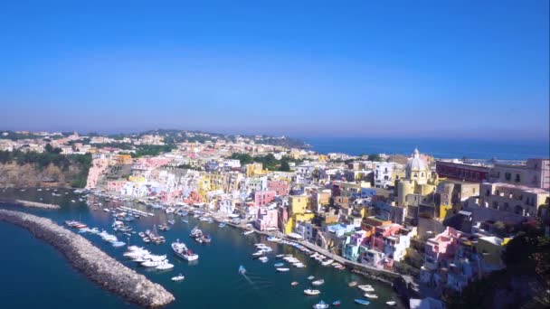 Острів Прочида, Італія — стокове відео