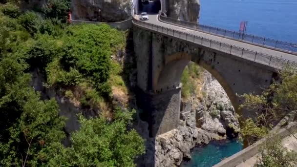 Straße der Amalfiküste, Italien — Stockvideo