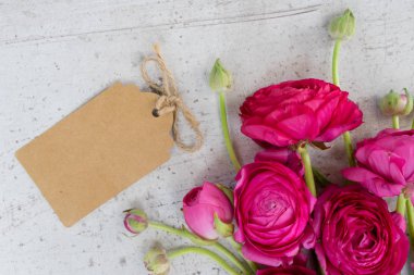 Çiçeklerin düz konumu