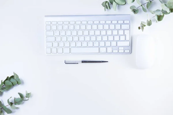 Wohnung lag im Homeoffice — Stockfoto