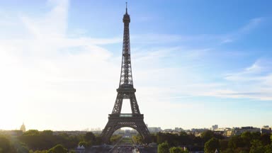 Eiffel turu ve Trocadero, Paris 'ten