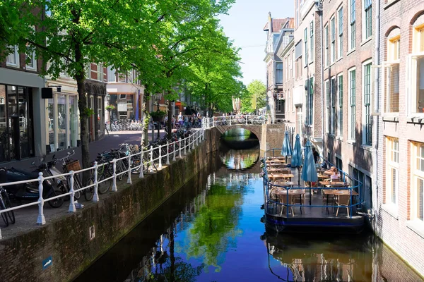 Delft old town in Holland — Stock Photo, Image