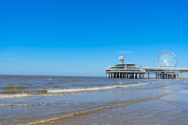 Pláž Scheveningen, Haag — Stock fotografie