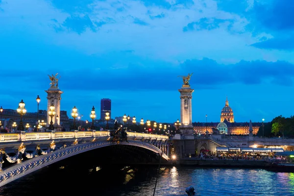 Ponte de Alexandre III, Paris, França — Fotografia de Stock