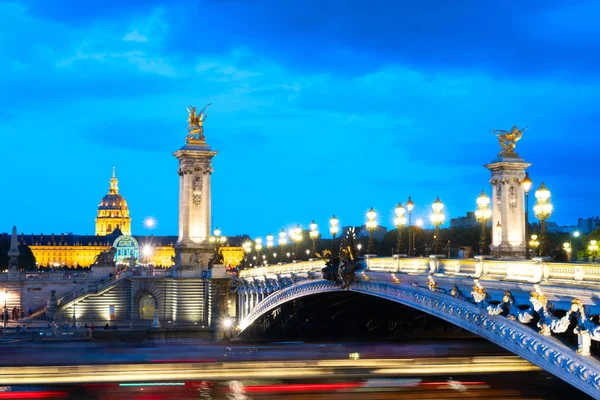 Brücke von Alexandre III, Paris, Frankreich — Stockfoto