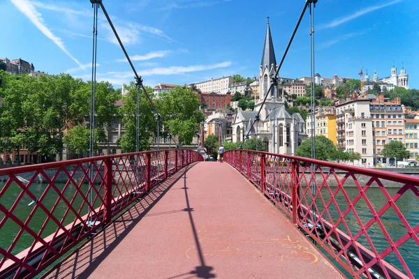 Lione, Francia in una bellissima giornata estiva — Foto Stock