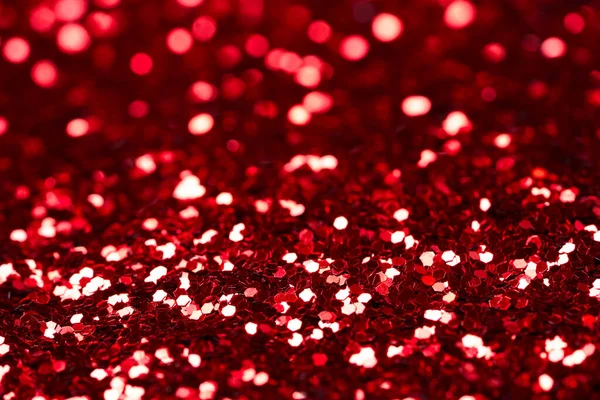 Rode glitter bokeh achtergrond — Stockfoto