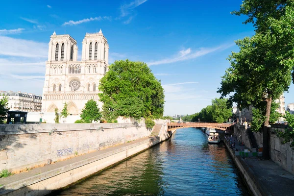 Katedrála Notre Dame, Paříž Francie — Stock fotografie