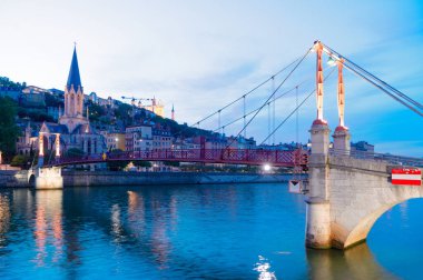 Lyon, Fransa Güzel bir yaz gününde