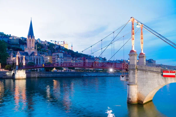 Lyon, Frankrike i en vacker sommardag — Stockfoto