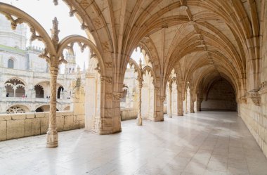 Mosteiro dos Jeronimos Lizbon, Portekiz 'de