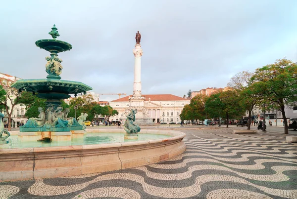Piazza Rossio, Lisbona — Foto Stock
