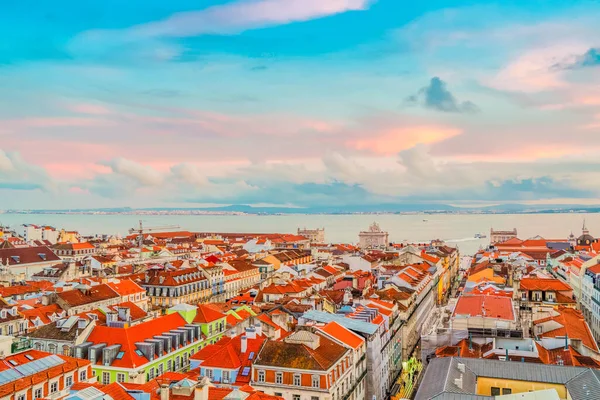 Skyline von Lissabon, Portugal — Stockfoto