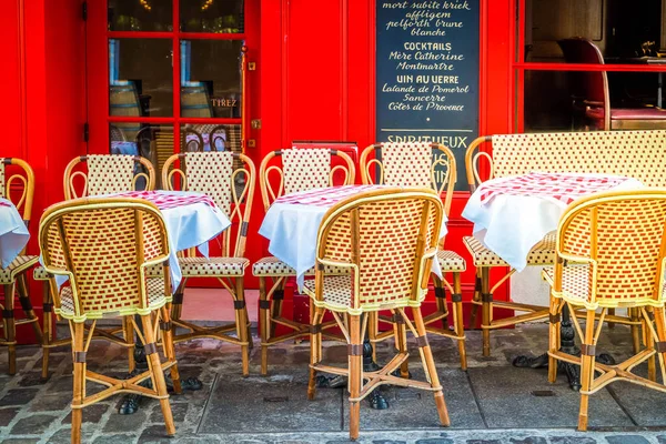 Monmartre cafe, Paris, France — Stock Photo, Image