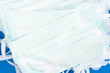 Mavi üzerine sağlık konsepti