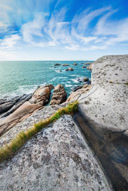Norveç'te kayalık sahil 
