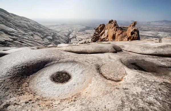 Letusan gunung berapi di Kazakhstan — Stok Foto