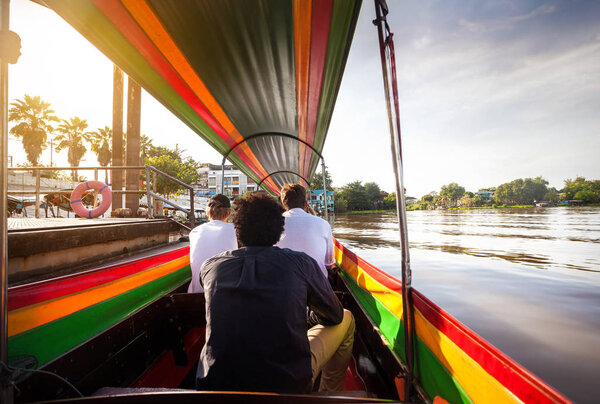 Cruise on long tail Boat in Thailand