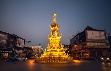 Altın Saat Kulesi içinde Chiang Rai