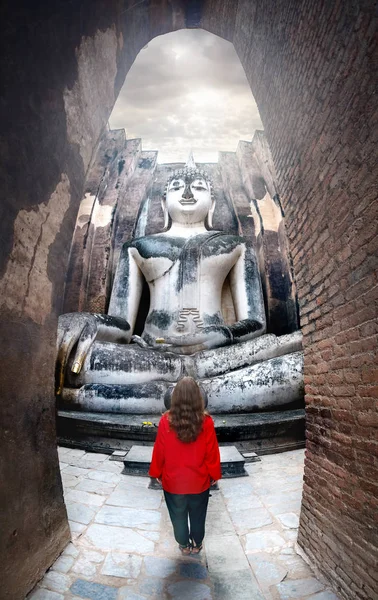 Grande estátua de Buda na Tailândia — Fotografia de Stock