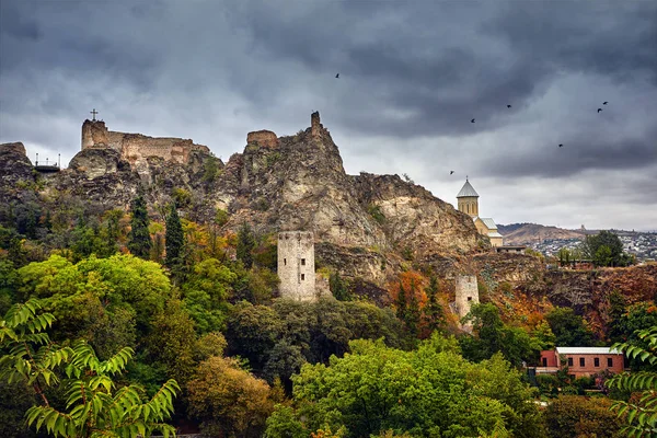 Narikala castle in Tbilisi — Stock Photo, Image