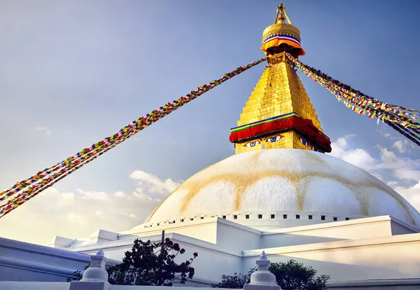 Bodnath stupa a Kathmandu — Foto Stock