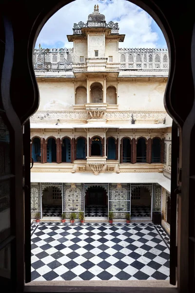Udaipur City Palace museum in India — Stock Photo, Image