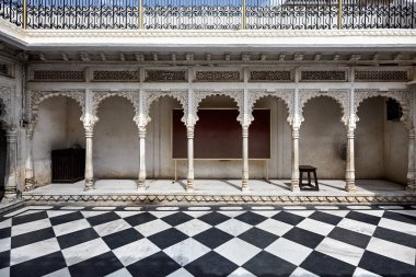 Hindistan 'daki Udaipur Şehir Sarayı Müzesi
