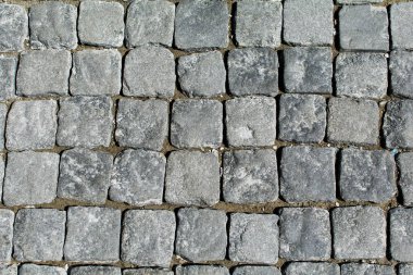 taş yol. taşlar doku. taş arka plan. cobblestones döşeme tasarım